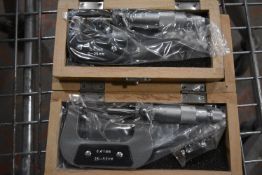 0-25mm, and 25-50mm Micrometers