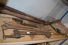 Contents of Shelf to Include garden Equipment, Cla