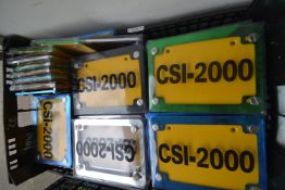 ~50 Plastic ~19x14.5cm License Plates