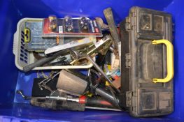 Toolbox, Drill Bits, etc. (box not included)