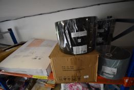 *Quantity of Lampshades and a White Pendant Light