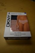 * Pack of DKNY Seamless Bikini Briefs Size: L