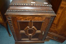 Carved Oak Cabinet