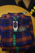*Grayers Heritage Flannels Checked Shirt in Terracotta/Blue Size: XL