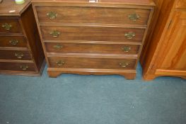 Reproduction Four Drawer Mahogany Chest