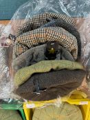 Six Hawkins Gent's Caps (mixed sizes)