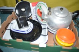 Vintage Enamel Cookware etc.