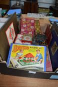 Vintage Toys and Games Including Bayko Building Se