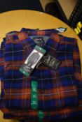 *Grayers Heritage Flannels Checked Shirt in Terracotta/Blue Size: XL