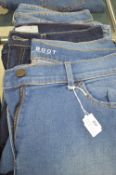 Three Lady's Blue Jeans Size: 14L