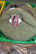 Seven Hawkins Tweed Caps Size: 59
