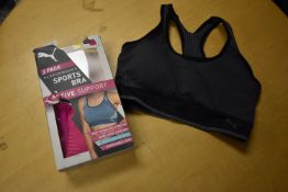 *Puma Sports Bra 2pk Size: M