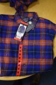 *Grayers Heritage Flannels Checked Shirt in Terracotta/Blue Size: M