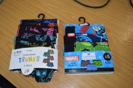 Two Packs of Boy's Trunks (assorted sizes)