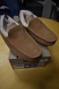 *Kirkland Chestnut Cream Sheepskin Style Slippers Size: 8