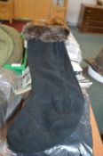 Pair of Rheingold Faux Fur Boot Liners Size: 3-8