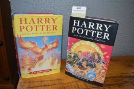 Two Harry Potter First Editions