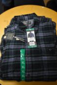 *Grayers Heritage Flannels Checked Shirt in Blue & Green Size: XL