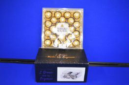 Ferrero Rocher Chocolates, and a Two Drawer Makeup