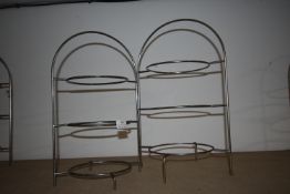 Two Cake Plate Stands