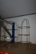 Two Three Tier Cake Plate Stands