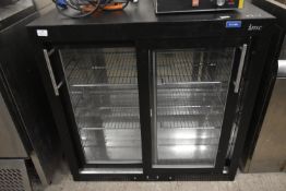 Black Undercounter Drinks Chiller