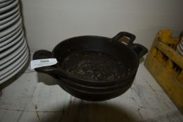 Three Cast Iron Serving Dishes