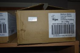 Box of 31 Mathew Walker Vegan Christmas Puddings BBD: Jan 26