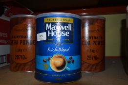 One Full and One Part Tubs of Coco Powder, and a Part Tub of Coffee BBD 2025