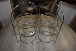 Two Three Tier Cake Plate Stands