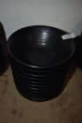 Twelve Black Bowls