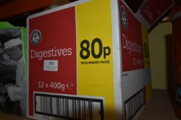 Four Packs of Digestive Biscuits