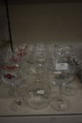 Assorted Branded Glasses