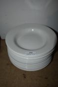 Twelve White Platters