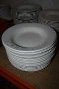 Twelve White Platters
