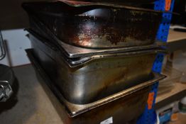Four Large Bain Marie Inserts