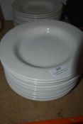Twelve White Platters
