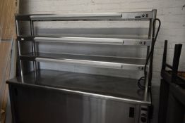 Two Door Hot Cupboard with Three Heated Shelves Over 190x70cm x 180cm high