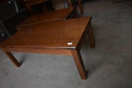 Two 120x60cm Rectangular Tables 45cm high