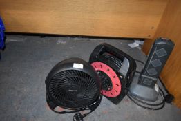 Honeywell Fan, Extension Reel, and a 240v Splitter