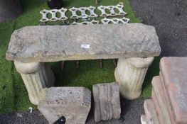 Small Garden Bench, plus Cobble, etc.