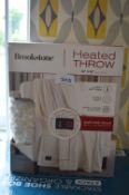 *Brookstone Heated Throw