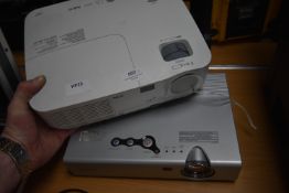 One NEC and One Panasonic Projectors