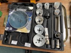 Quantity of Hole Saws and Arbour