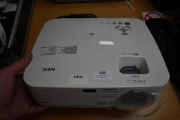 NEC NP610 Projector