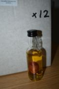 12 x 5cl Cardhu 12 Year Old Single Malt Scotch Whiskey Miniatures