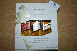 Johnnie Walker 3x 5cl Blended Scotch Whisky Taster Set