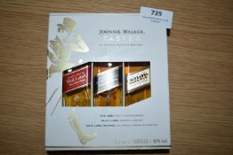 Johnnie Walker 3x 5cl Blended Scotch Whisky Taster Set