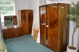 Bedroom Suite Comprising Large and Medium Double W