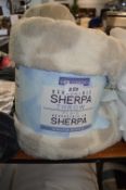 *Life Comfort Reversable Sherpa Throw
